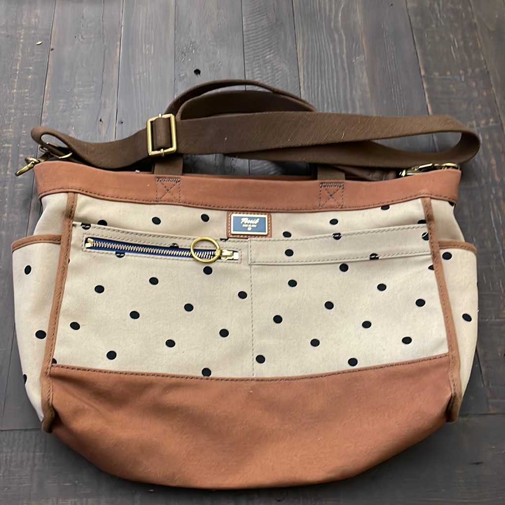 Women’s Fossil Messenger Tote
